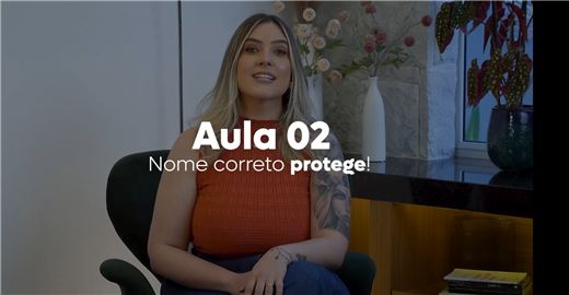 Capa da aula 2: Nome correto protege